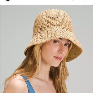Lululemon Athletica Tan Woven Hat